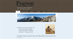 Desktop Screenshot of pearsonlawofficeco.com